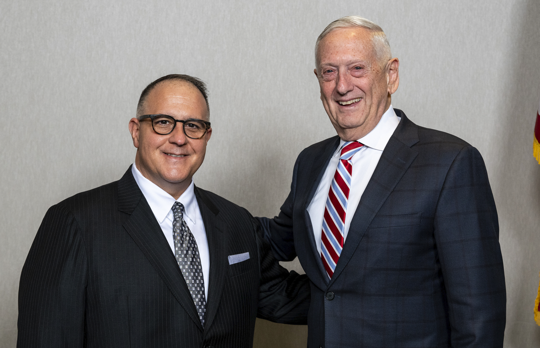 Michael A. Airdo with General James Mattis