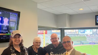 White Sox "Pope Hat" Night with Clients & Friends Photo