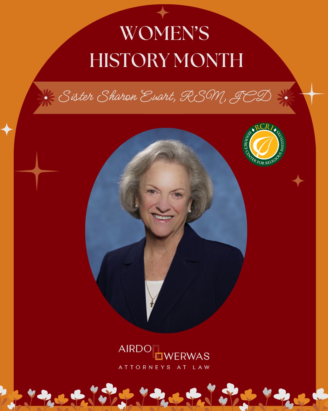 Recognizing Sister Sharon Euart, RSM, JCD