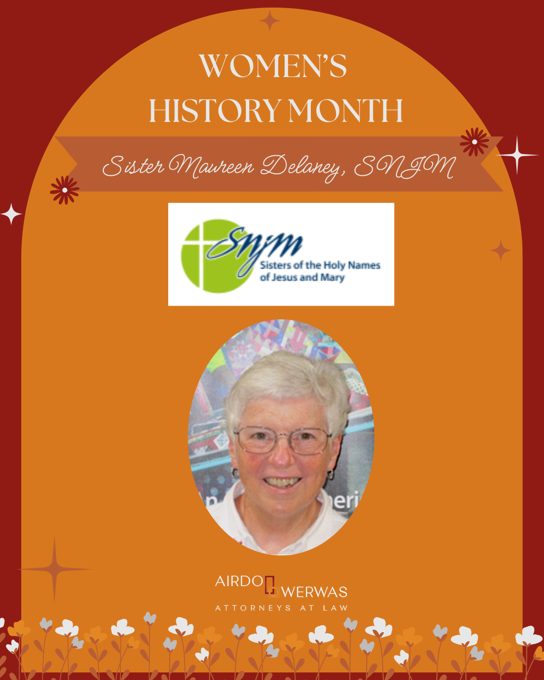 Recognizing the Sisters of the Holy Names of Jesus and Mary