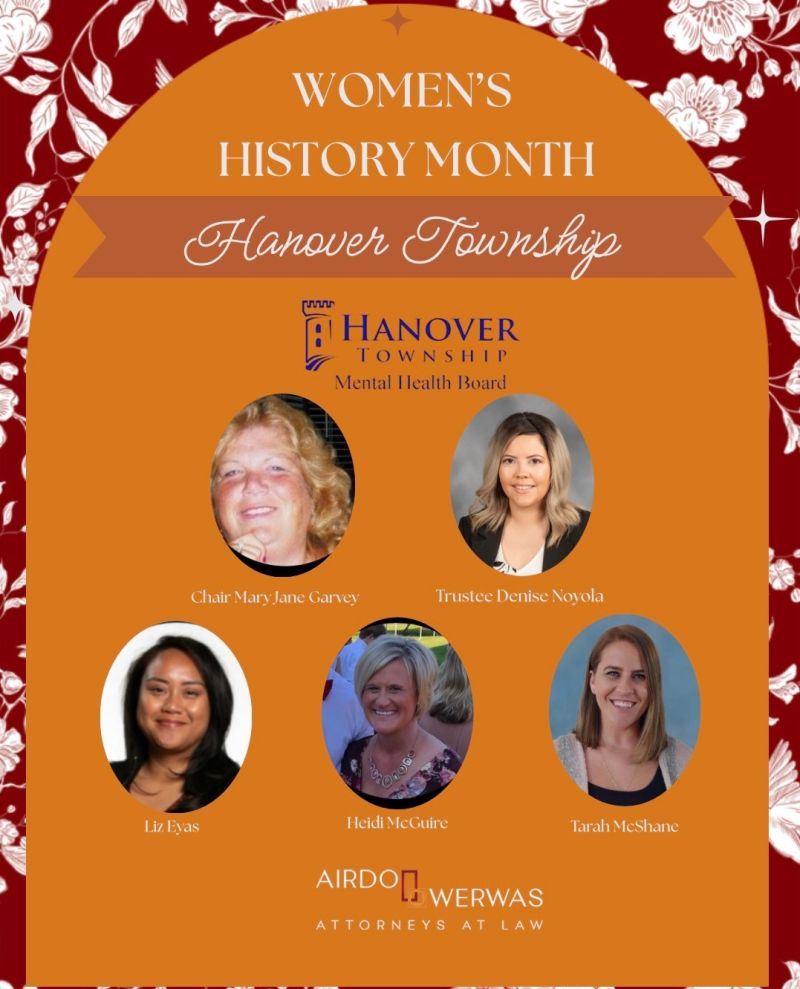 Recognizing the Women of the Hanover Township Mental Health Board